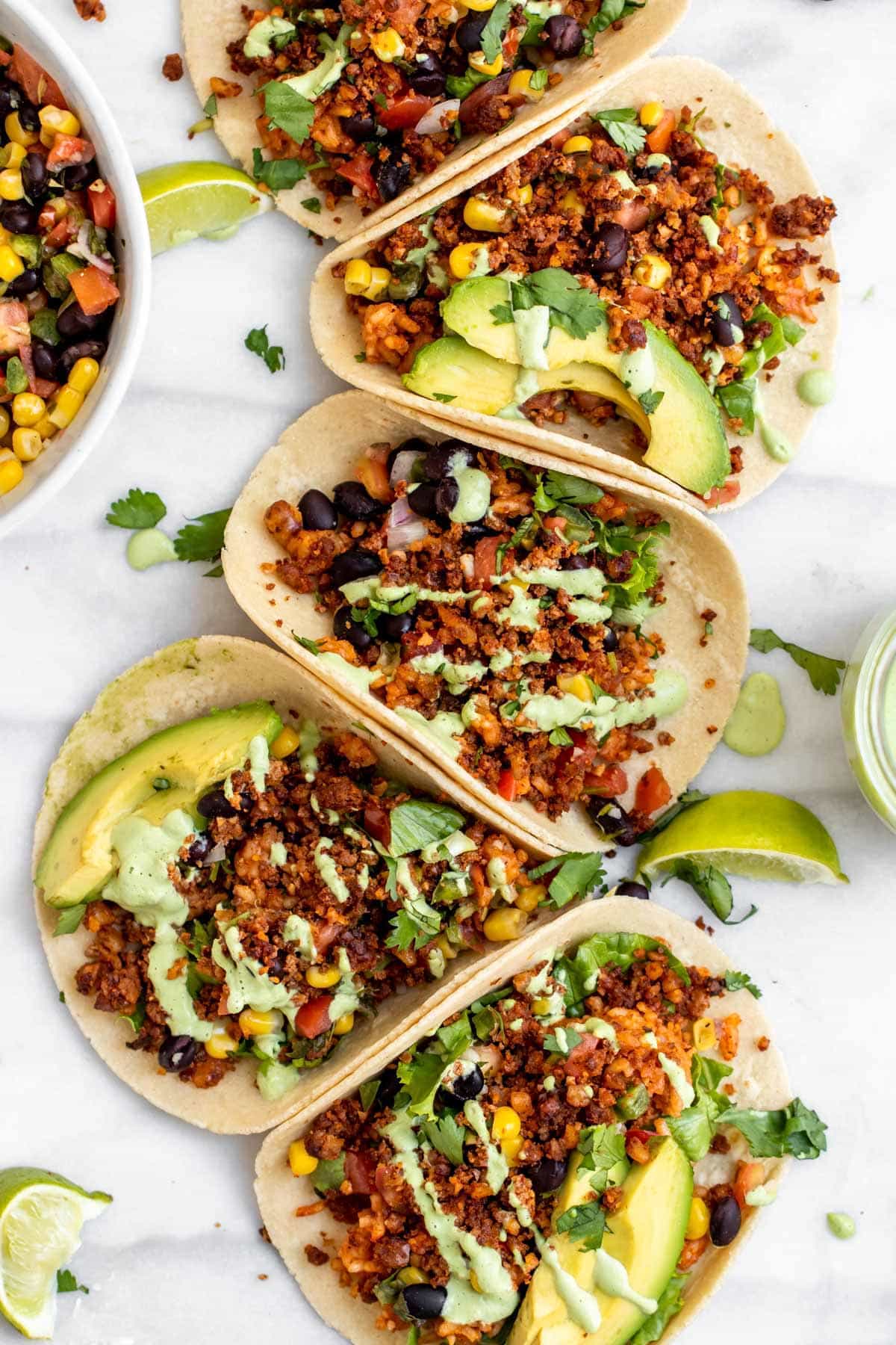 Mexican Inspired Vegan Tofu Tacos Recipe | Eat With Clarity