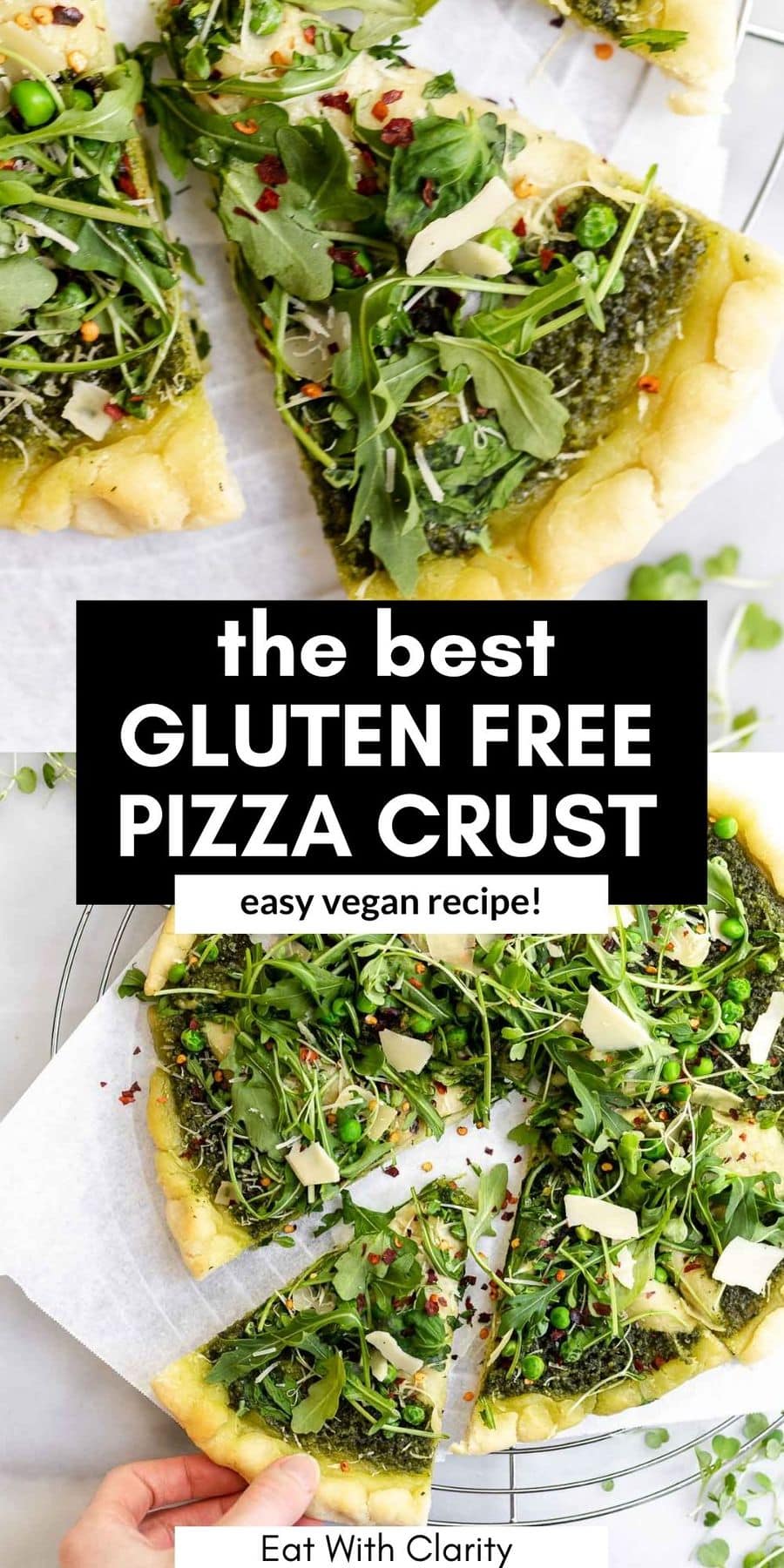 Easy Gluten Free Pizza Crust (Vegan!) | Eat With Clarity