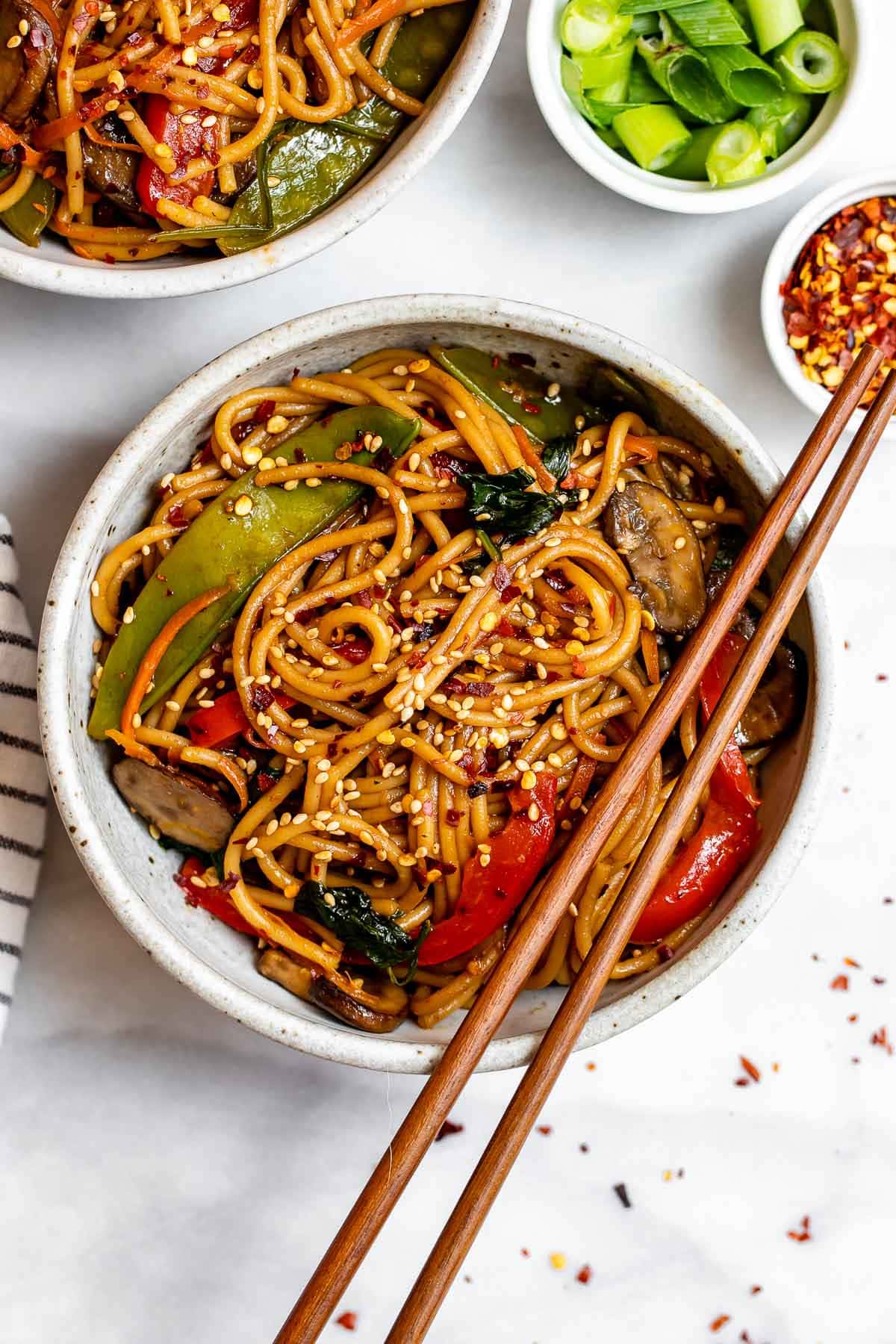 Quick & Easy Vegetable Lo Mein | Eat With Clarity
