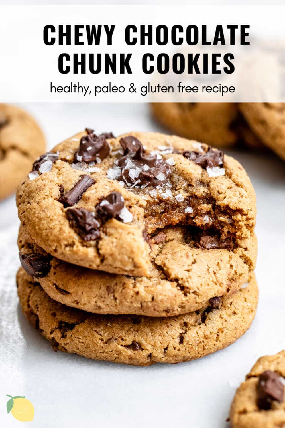 Chewy Paleo Chocolate Chunk Cookies | Eat With Clarity