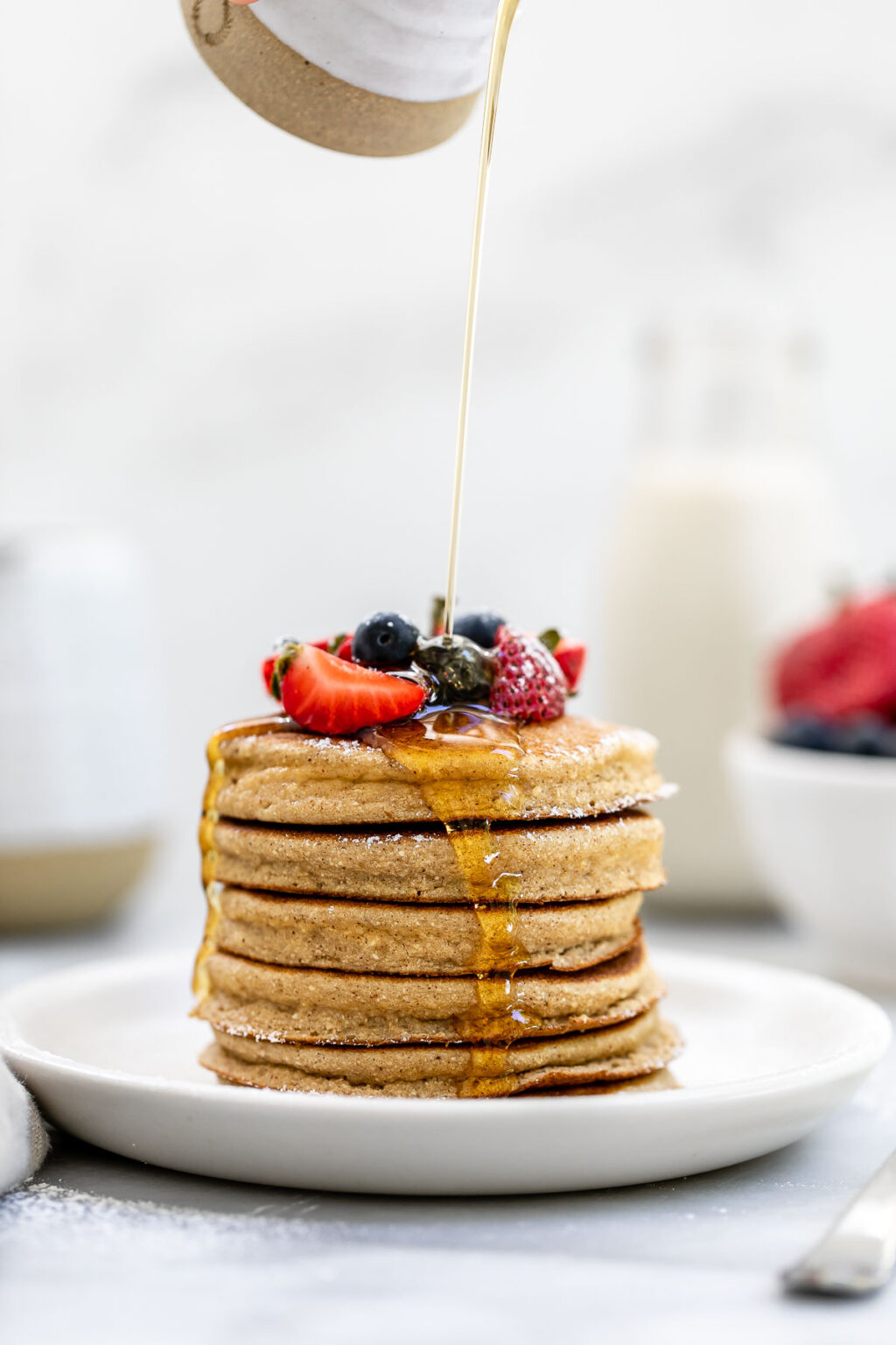 Coconut Flour Pancakes (Vegan Option) Eat With Clarity