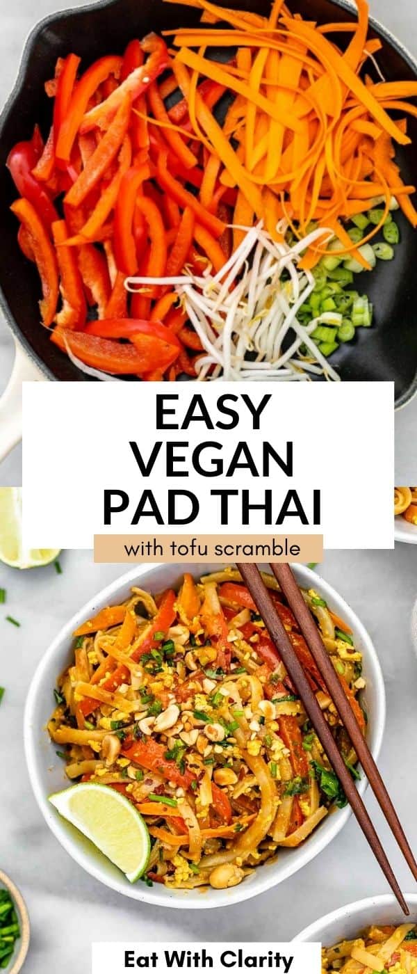 Best Vegan Pad Thai (Easy Recipe!) | Eat With Clarity