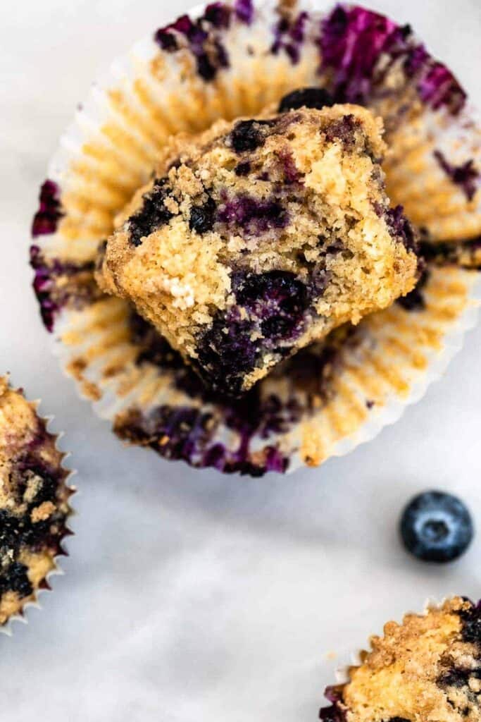 Paleo Almond Flour Blueberry Muffins | Eat With Clarity