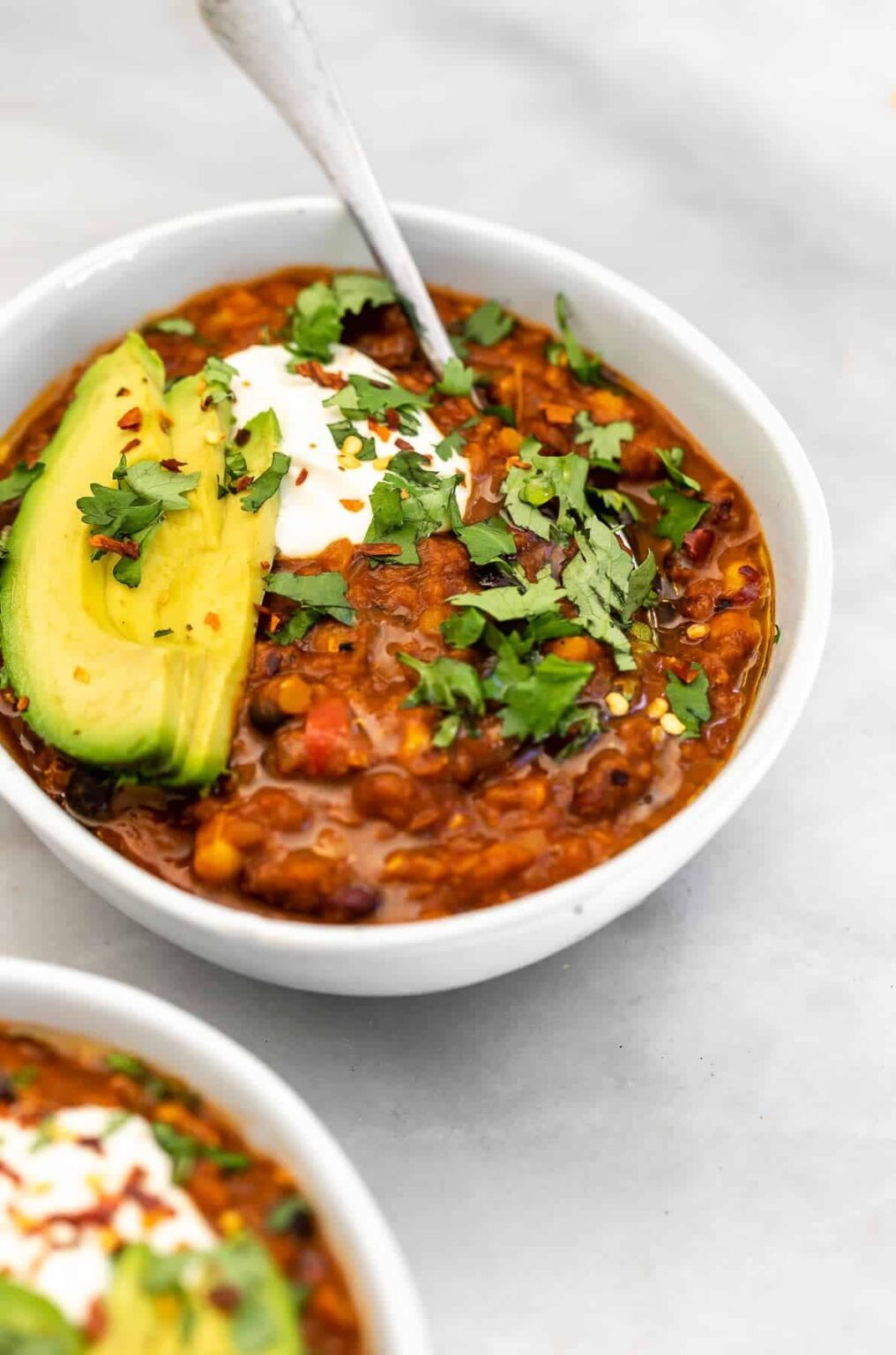 One Pot Vegan Lentil Chili | Eat With Clarity Mains