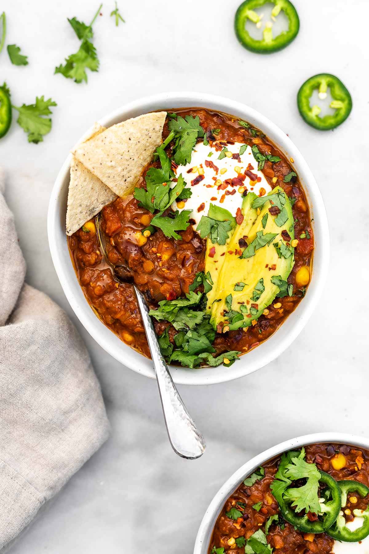One Pot Vegan Lentil Chili Eat With Clarity Mains