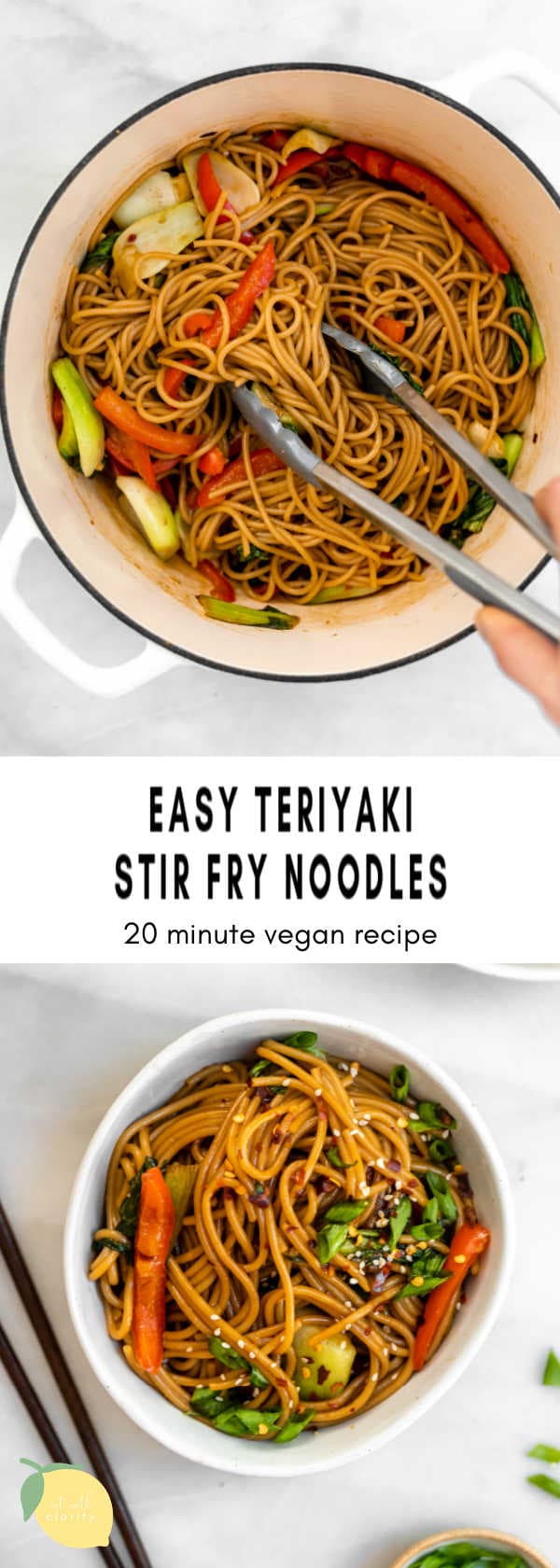 Teriyaki Stir Fry Noodles Eat With Clarity Recipes