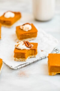 Easy Vegan Sweet Potato Pie Bars - Eat With Clarity