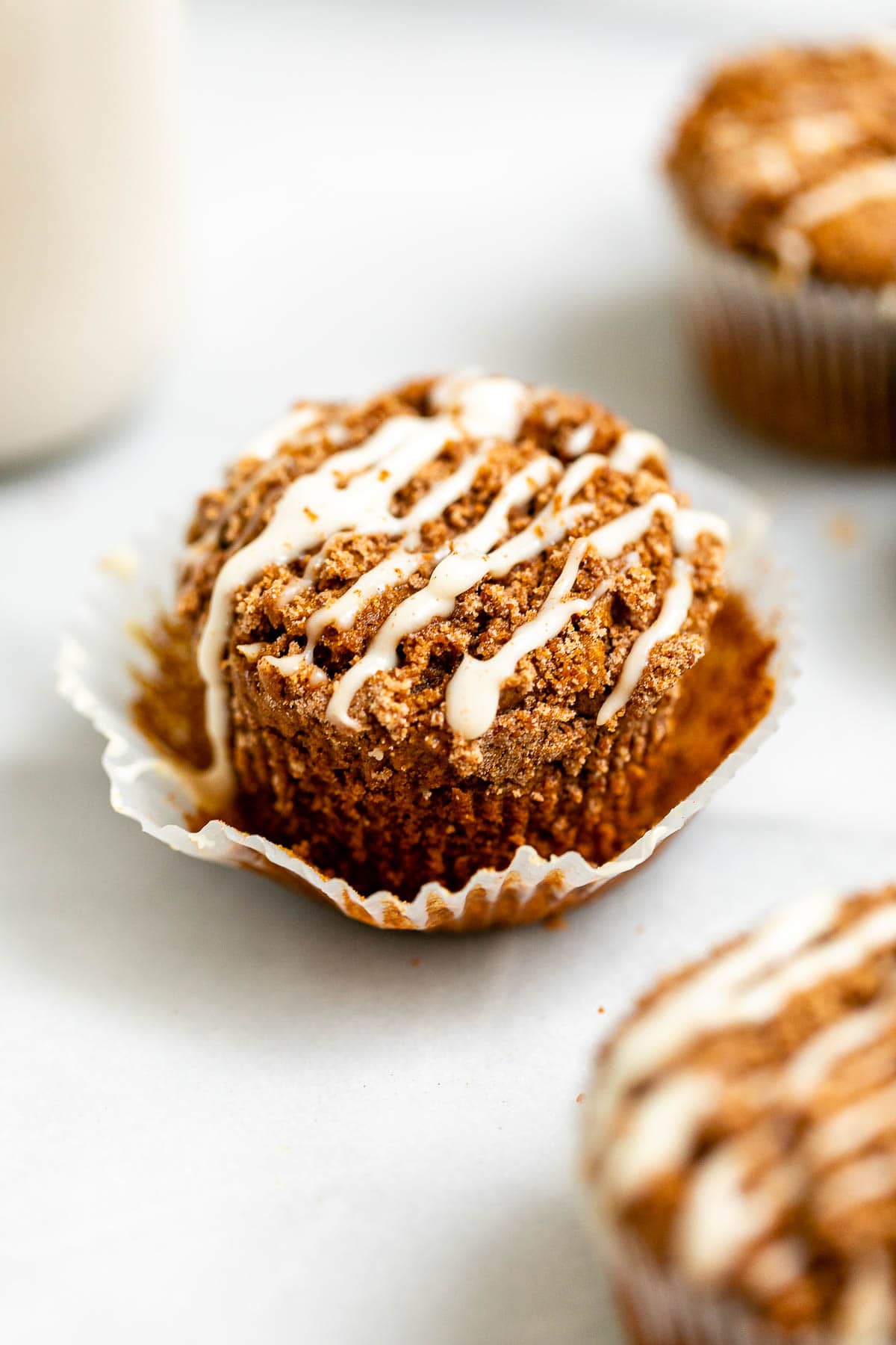 One Bowl Gingerbread Muffins | Eat With Clarity Snacks
