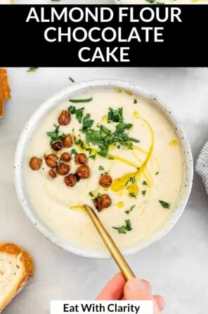 cauliflower soup with chickpeas