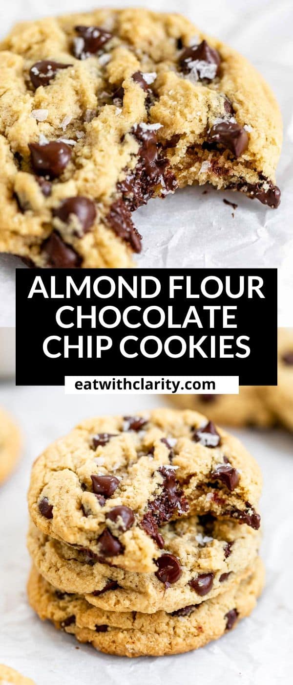 Almond Flour Chocolate Chip Cookies - Eat With Clarity