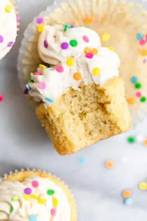 Gluten Free Vanilla Cupcakes