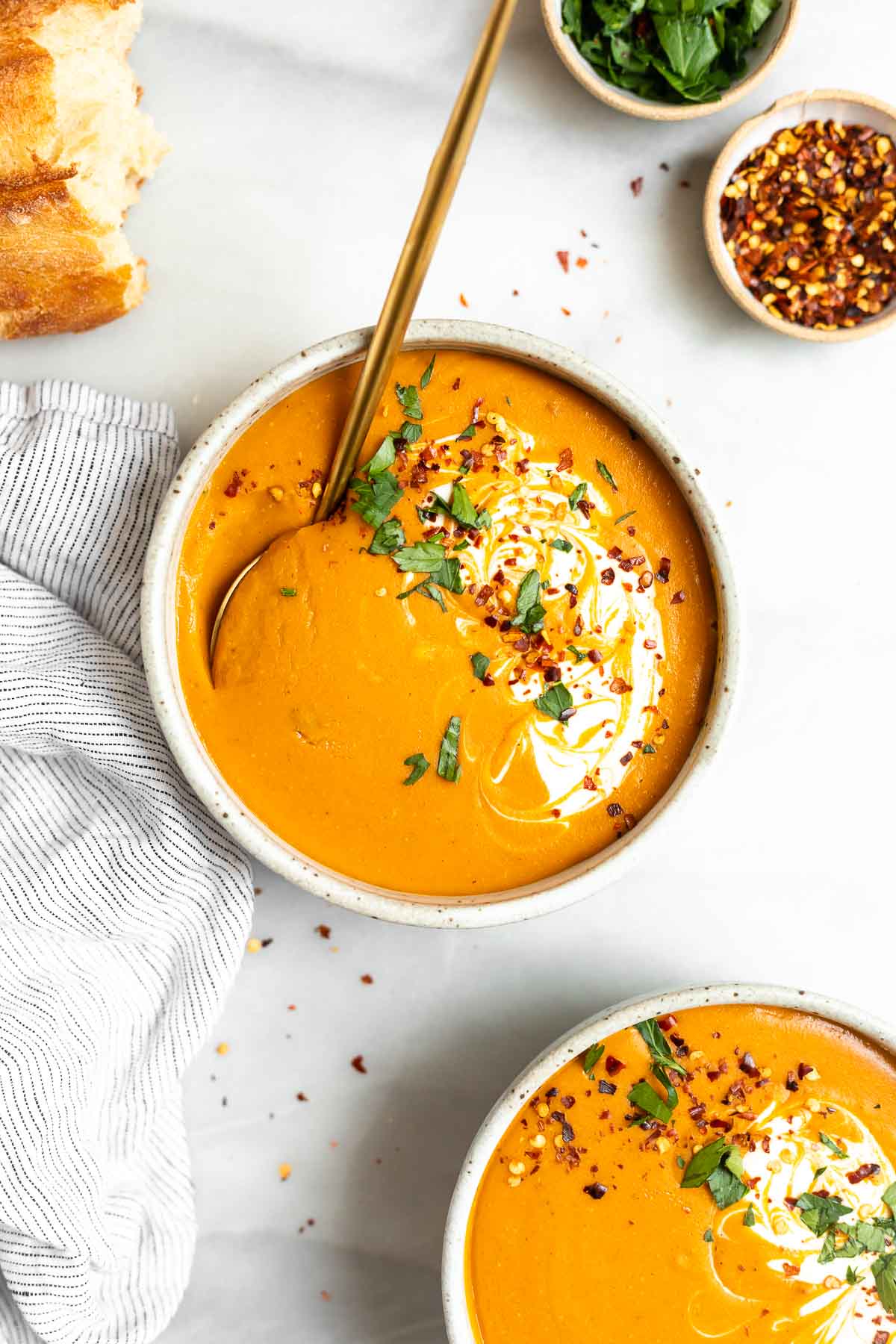Creamy Carrot and Red Lentil Soup