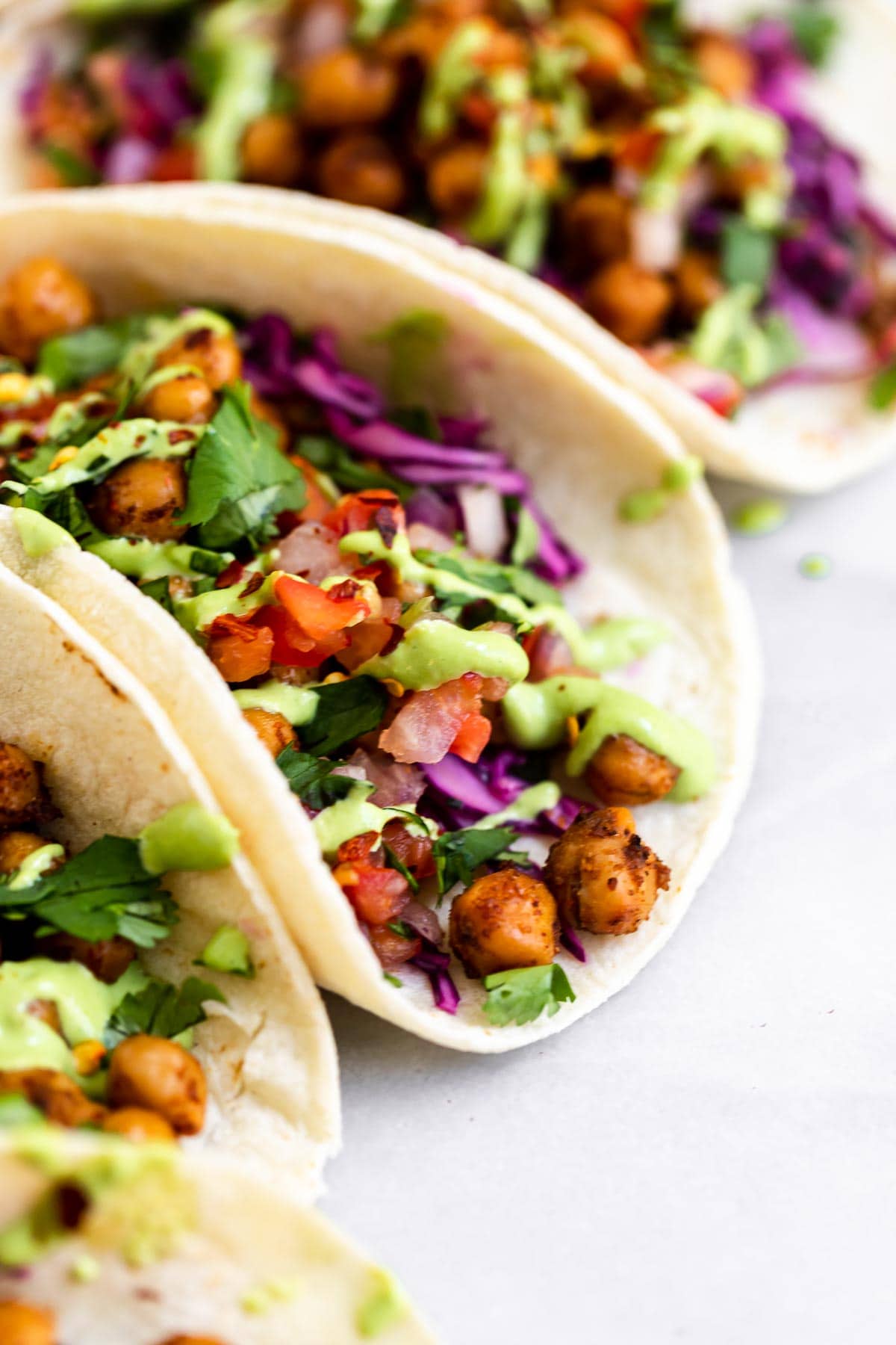 Easy Vegan Chickpea Tacos Eat With Clarity Recipes