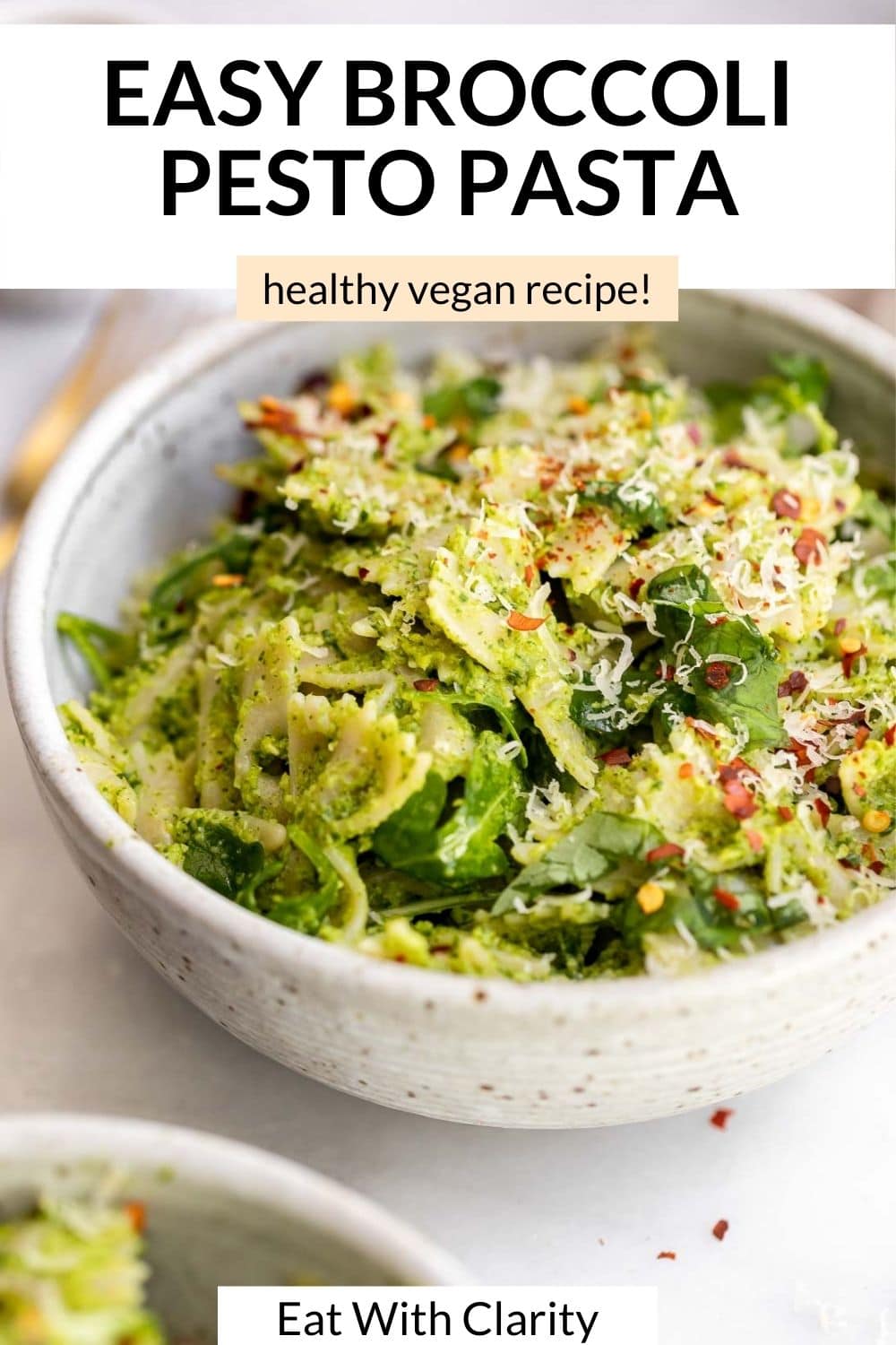 Broccoli Pesto Pasta | Eat With Clarity Dinner Recipes