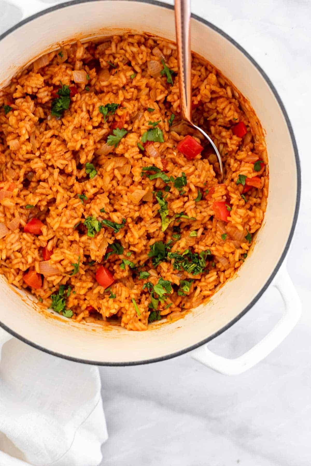 One Pot Vegan Mexican Rice | Eat With Clarity Recipes