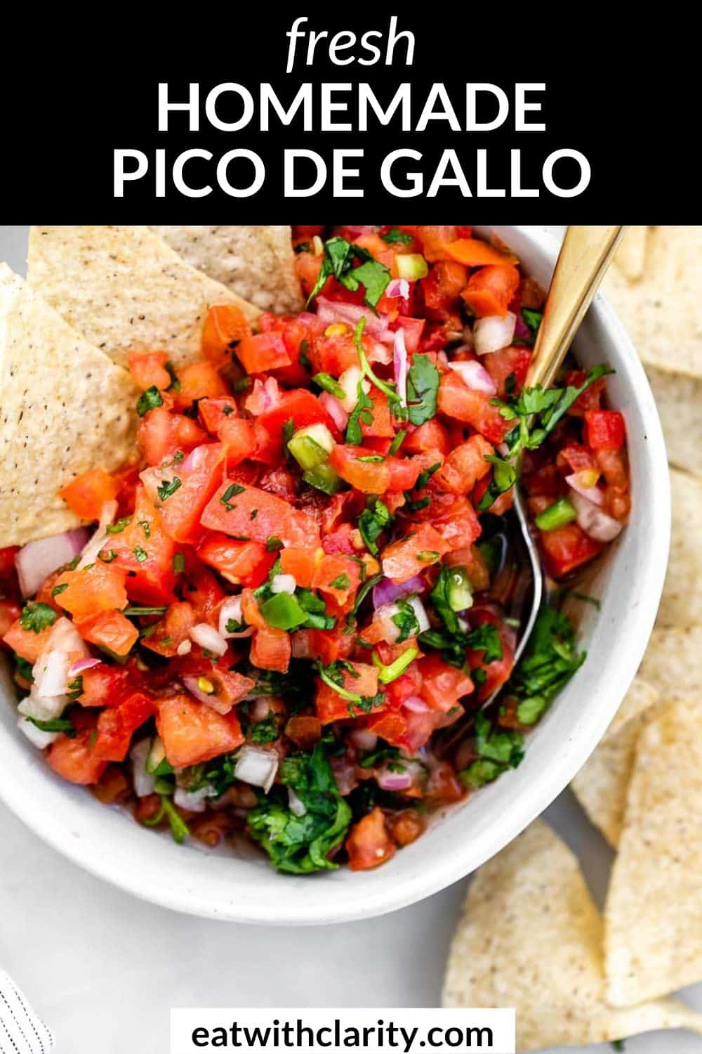 Homemade Pico de Gallo Recipe - Eat With Clarity