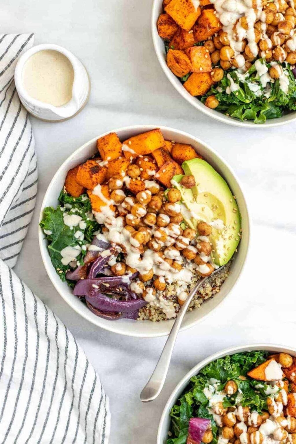 Sweet Potato Chickpea Buddha Bowl - Eat With Clarity