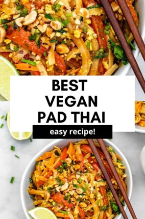 Easy Pad Thai (vegan, gluten-free) - Del's cooking twist