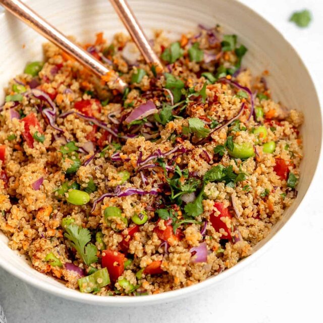 EASY Vegan Thai Quinoa Salad Recipe | Eat With Clarity
