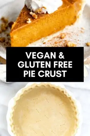gluten free vegan pie crust