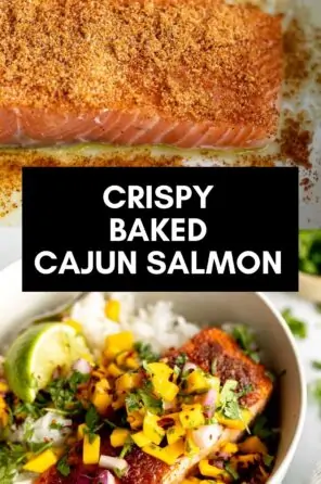 cajun salmon with mango salsa