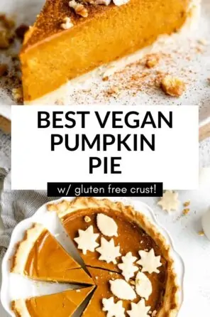 vegan pumpkin pie