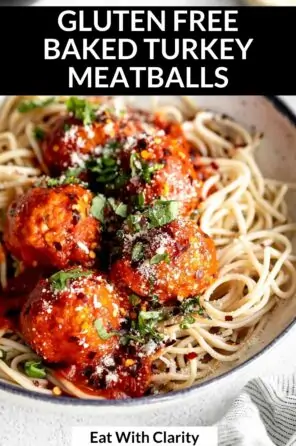 gluten free meatballs with spaghetti