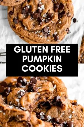 gluten free chocolate chip pumpkin cookies