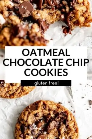 gluten free oatmeal cookies pin