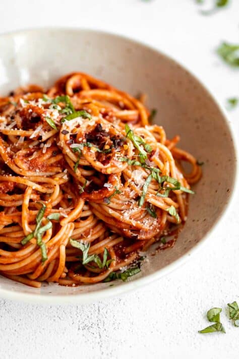 Vegan Spaghetti Pomodoro Sauce - Eat With Clarity
