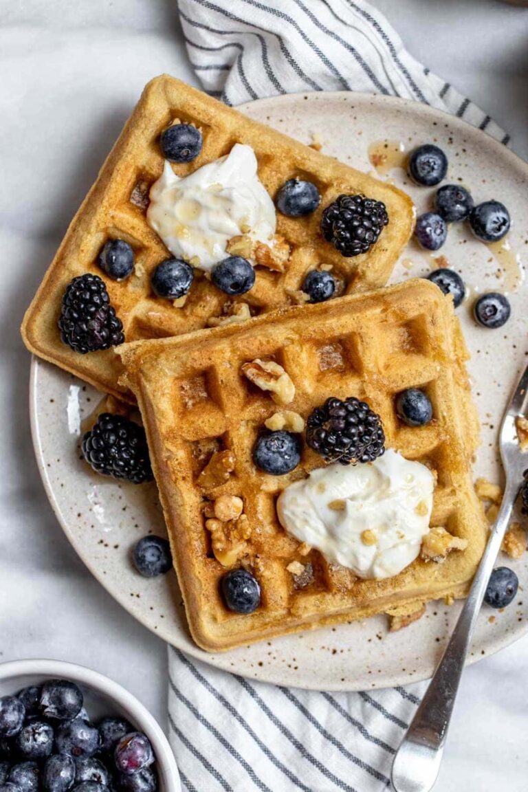 Almond Flour Waffles - Eat With Clarity