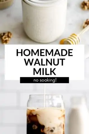 homemade walnut milk pin