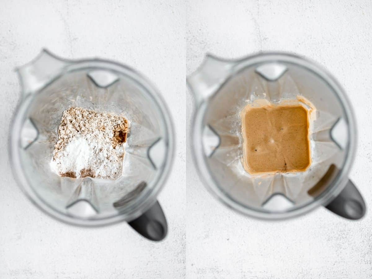two photos showing how to make the recipe