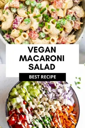 Vegan Macaroni Salad (No Mayo!) - Eat With Clarity