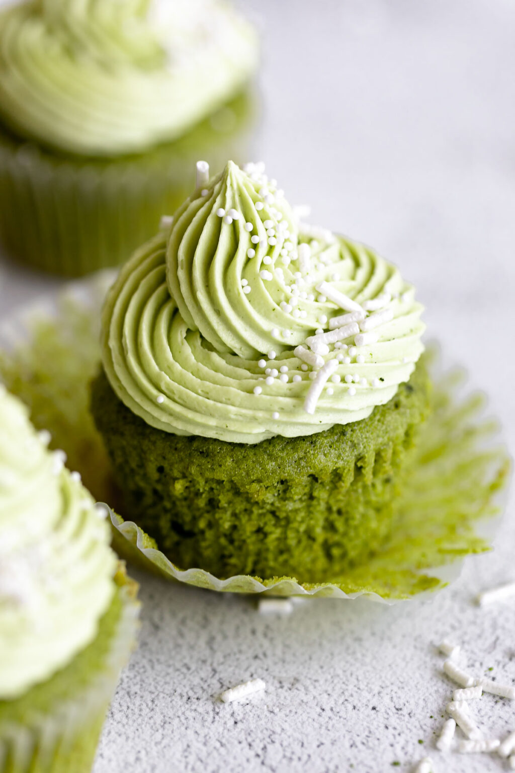 Matcha Cupcakes - Eat With Clarity