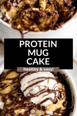Chocolate Chip Protein Mug Cake - Eat With Clarity