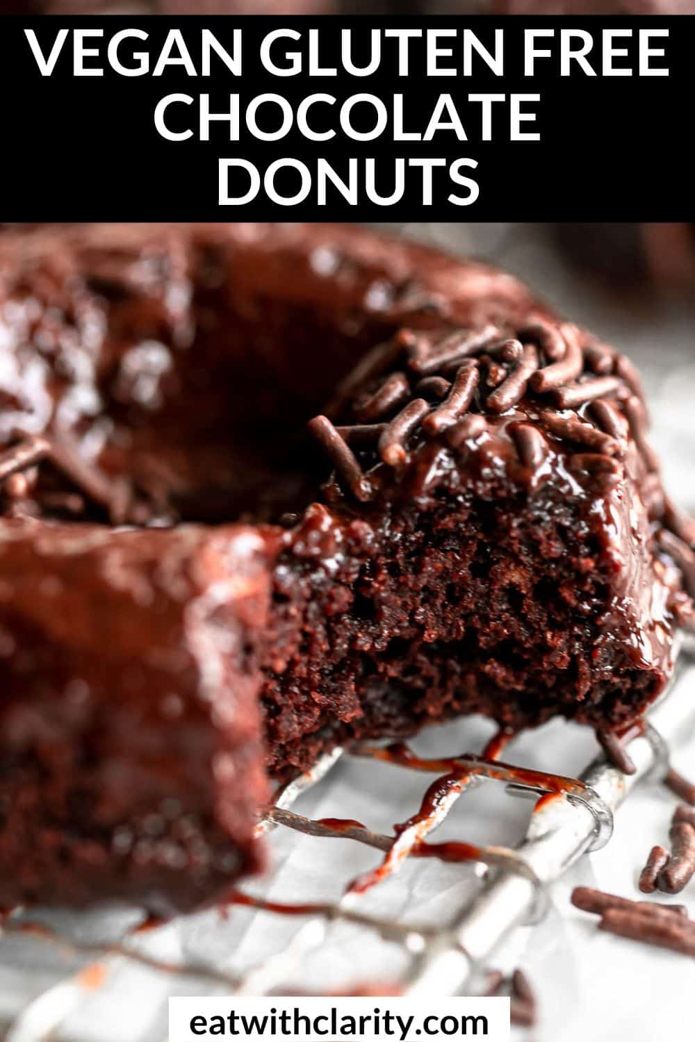 Vegan Gluten Free Chocolate Donuts Eat With Clarity