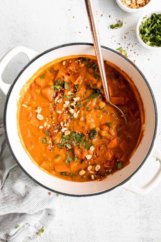 Sweet Potato Peanut Butter Curry - Eat With Clarity