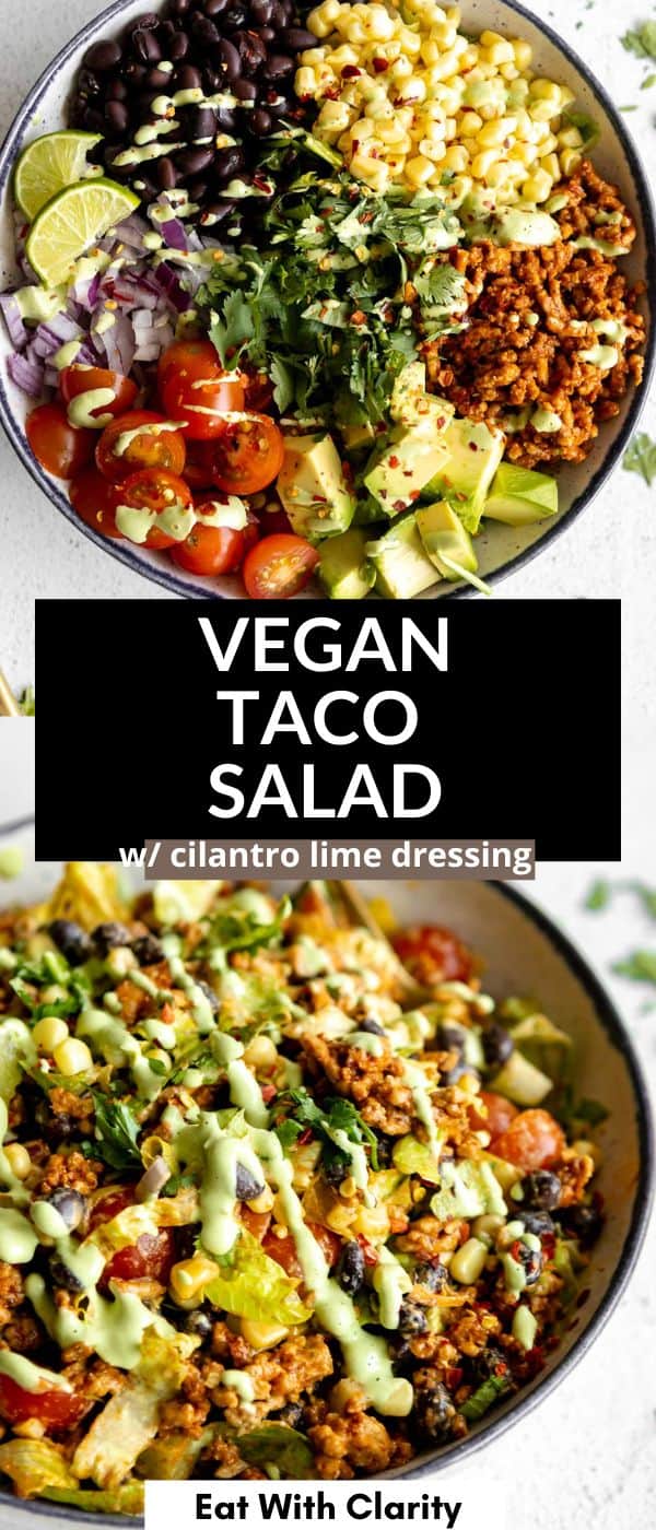 Vegan Taco Salad - Eat With Clarity