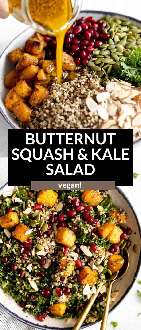 Roasted Butternut Squash and Kale Salad - Eat With Clarity