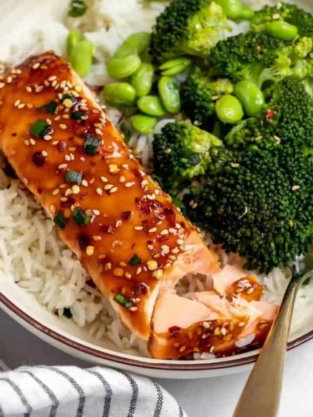 EASY Baked Teriyaki Salmon Eat With Clarity