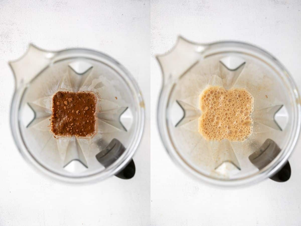 two images showing how to make the recipe