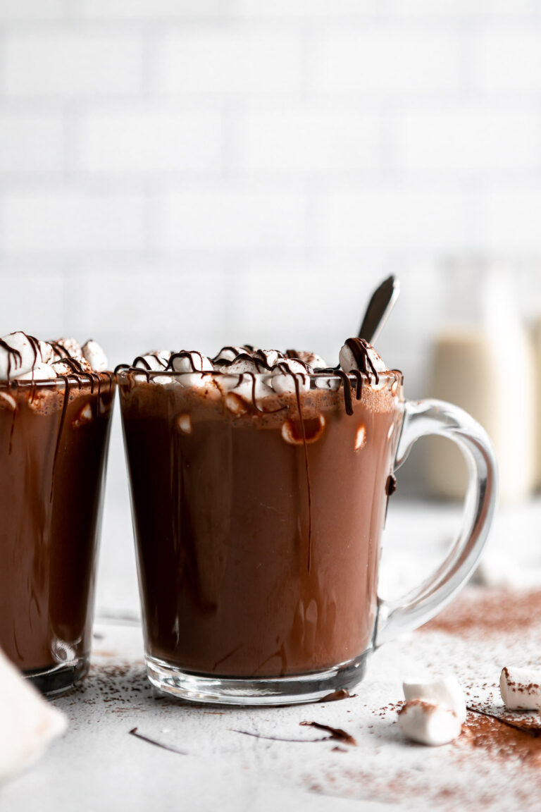 Healthy Vegan Hot Chocolate - Eat With Clarity