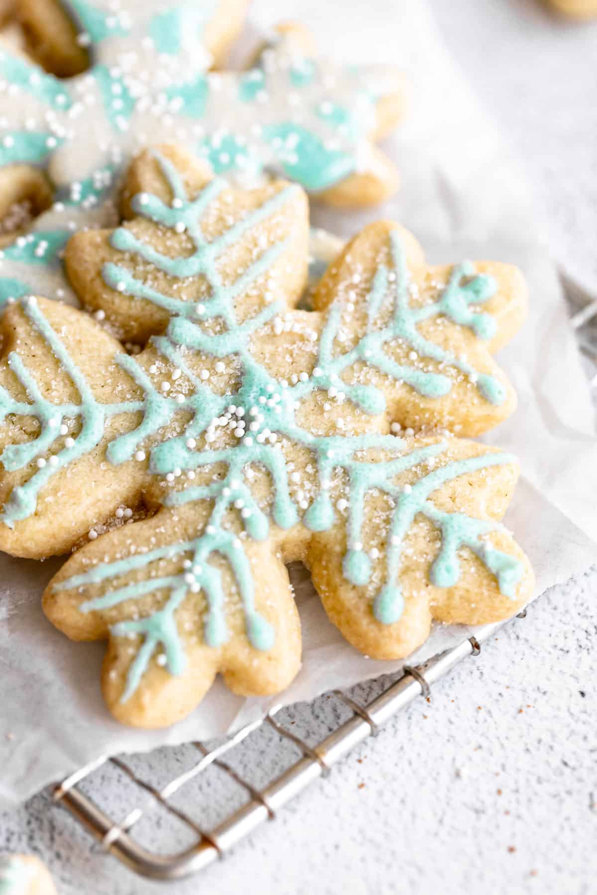 gluten free sugar cookies with royal icing