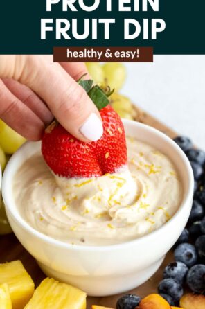 High Protein Yogurt Fruit Dip - Eat With Clarity