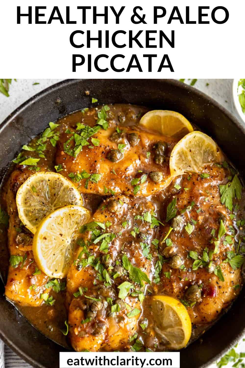 Gluten Free Chicken Piccata - Eat With Clarity