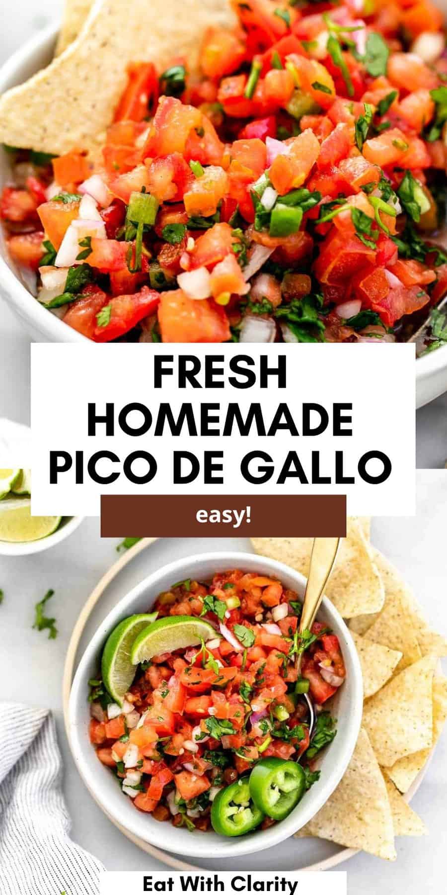 Homemade Pico de Gallo - Eat With Clarity