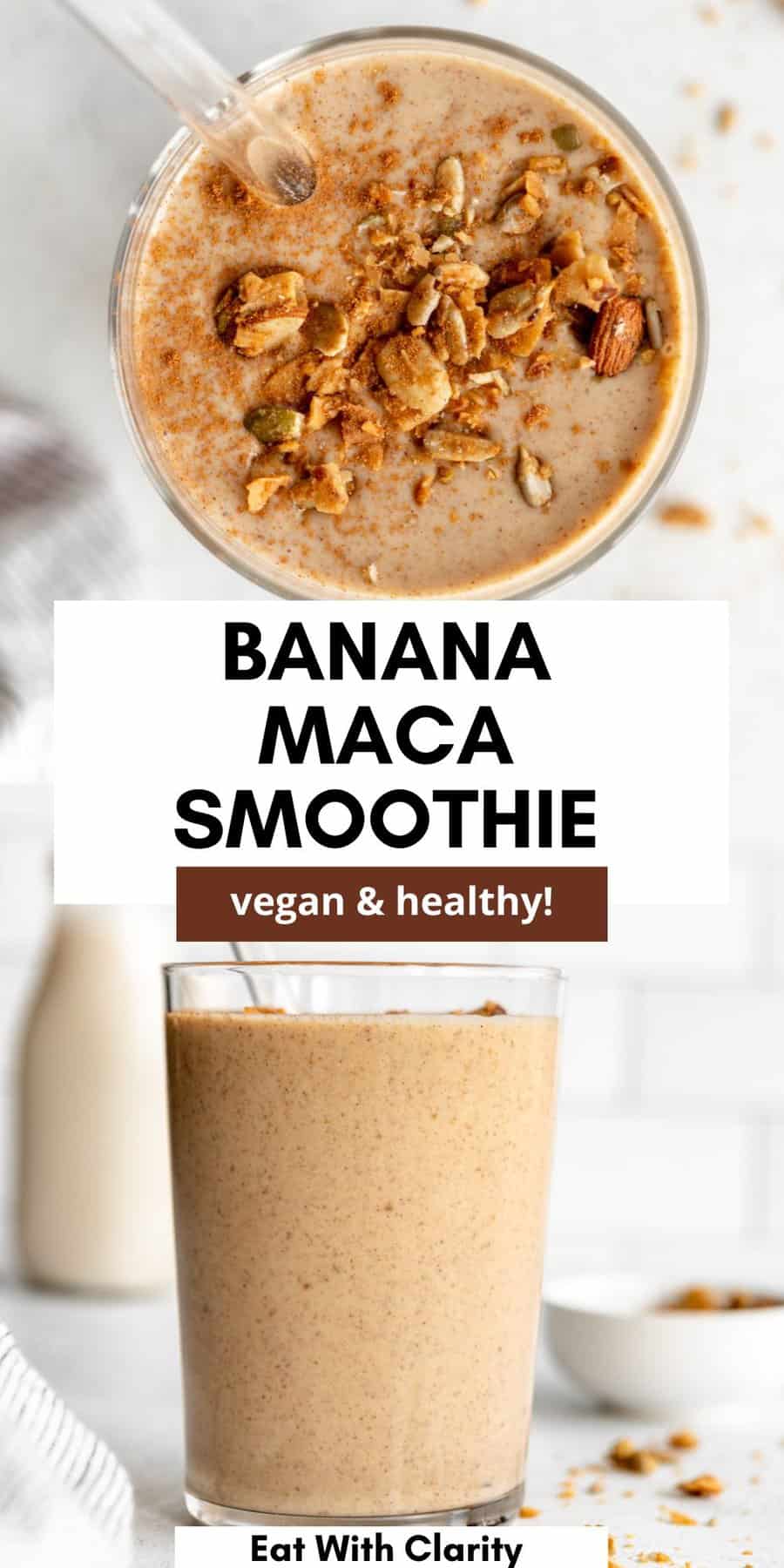 Creamy Maca Smoothie - Eat With Clarity
