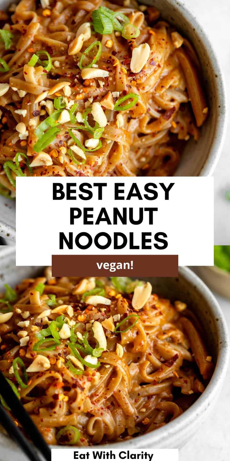 Spicy Peanut Butter Noodles Eat With Clarity