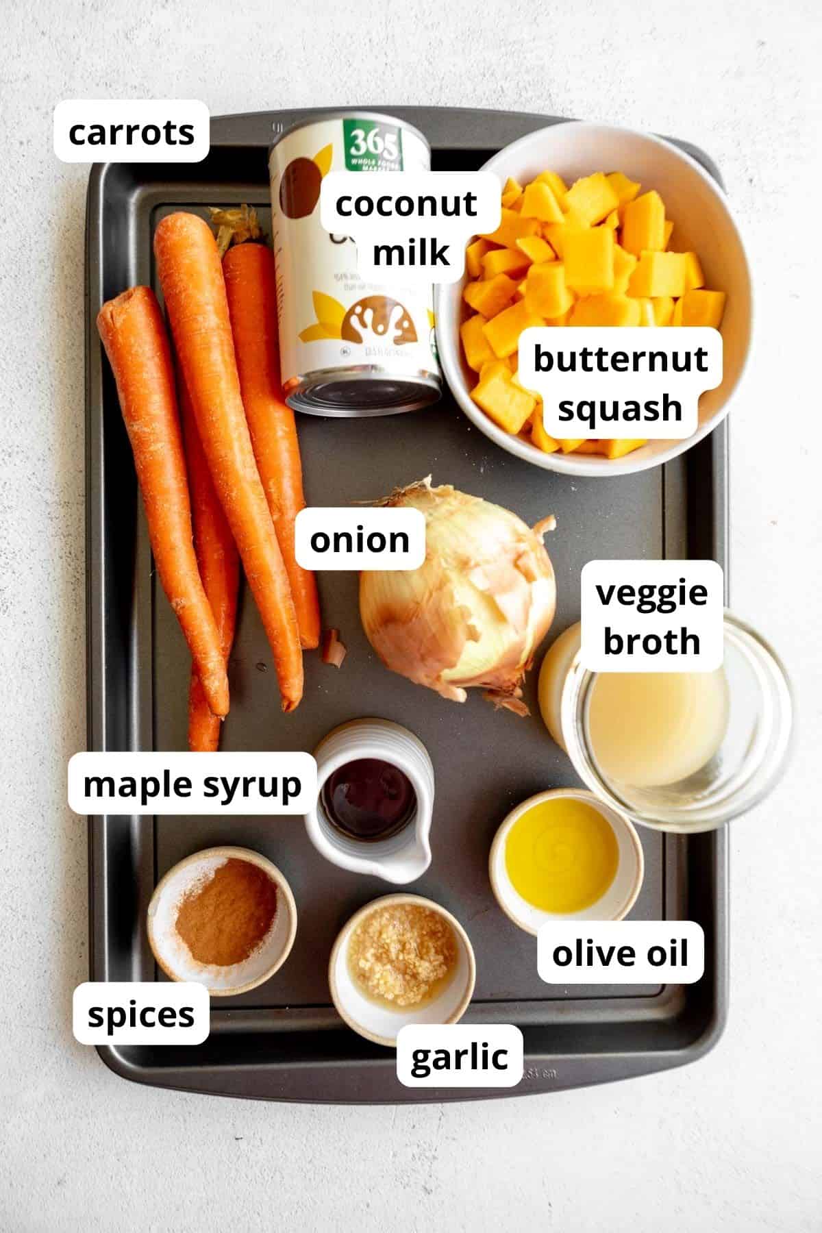 butternut squash soup ingredients